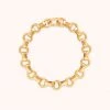 Astrid & Miyu Fused Chain Bracelet In Gold New In