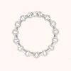 Astrid & Miyu New In Fused Chain Bracelet In Silver 1 Astrid & Miyu New In Fused Chain Bracelet In Silver