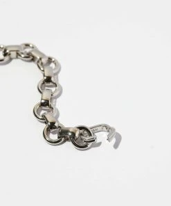 Astrid & Miyu New In Fused Chain Bracelet In Silver