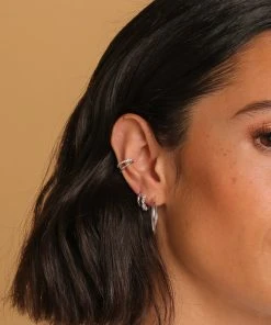 Astrid & Miyu Essential 8mm Hoop In Silver