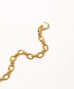 Astrid & Miyu Open Link Chain Necklace In Gold