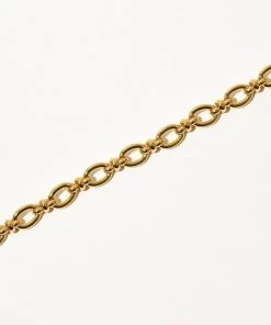 Astrid & Miyu Open Link Chain Necklace In Gold