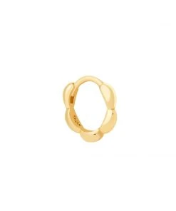 Astrid & Miyu Best Sellers Bubble Hoop 6.5mm In Gold