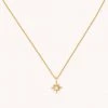 Astrid & Miyu New In Twilight Star Pendant Necklace In Gold
