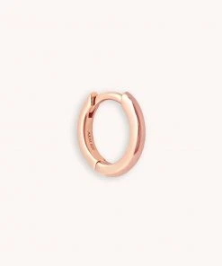 Astrid & Miyu New In Essential 8mm Hoop In Rose Gold