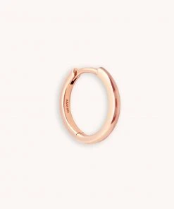 Astrid & Miyu Essential 11.5mm Hoop In Rose Gold New In