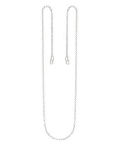 Astridandmiyu Circle Link Multi-Use Chain In Silver