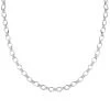 Astridandmiyu Ribbed Link Chain Necklace In Silver Sale