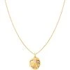 Astridandmiyu Solstice Locket Pendant Necklace In Gold