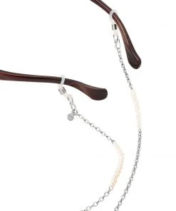 Astrid & Miyu Serenity Pearl Multi-Use Chain In Silver