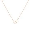 Astrid & Miyu Moon & Star Pendant Necklace In Rose Gold Sale