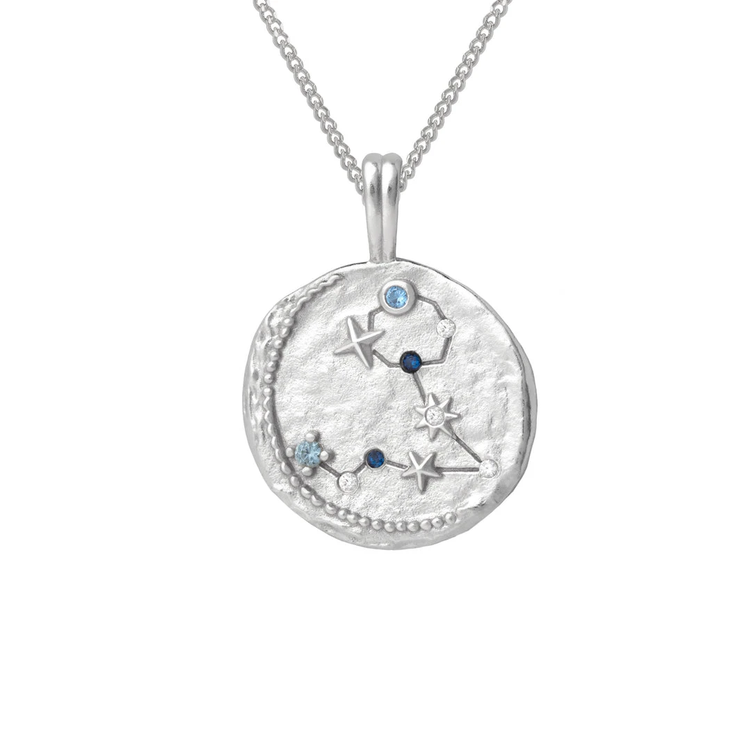 Astrid & Miyu Pisces Zodiac Pendant Necklace In Silver Zodiac Necklaces 5 Astrid & Miyu Pisces Zodiac Pendant Necklace In Silver Zodiac Necklaces