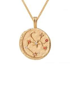 Astrid & Miyu Zodiac Necklaces Sagittarius Zodiac Pendant Necklace In Gold 11 Astrid & Miyu Zodiac Necklaces Sagittarius Zodiac Pendant Necklace In Gold