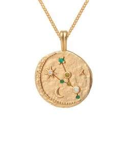 Astrid & Miyu Best Sellers Taurus Zodiac Pendant Necklace In Gold 11 Astrid & Miyu Best Sellers Taurus Zodiac Pendant Necklace In Gold