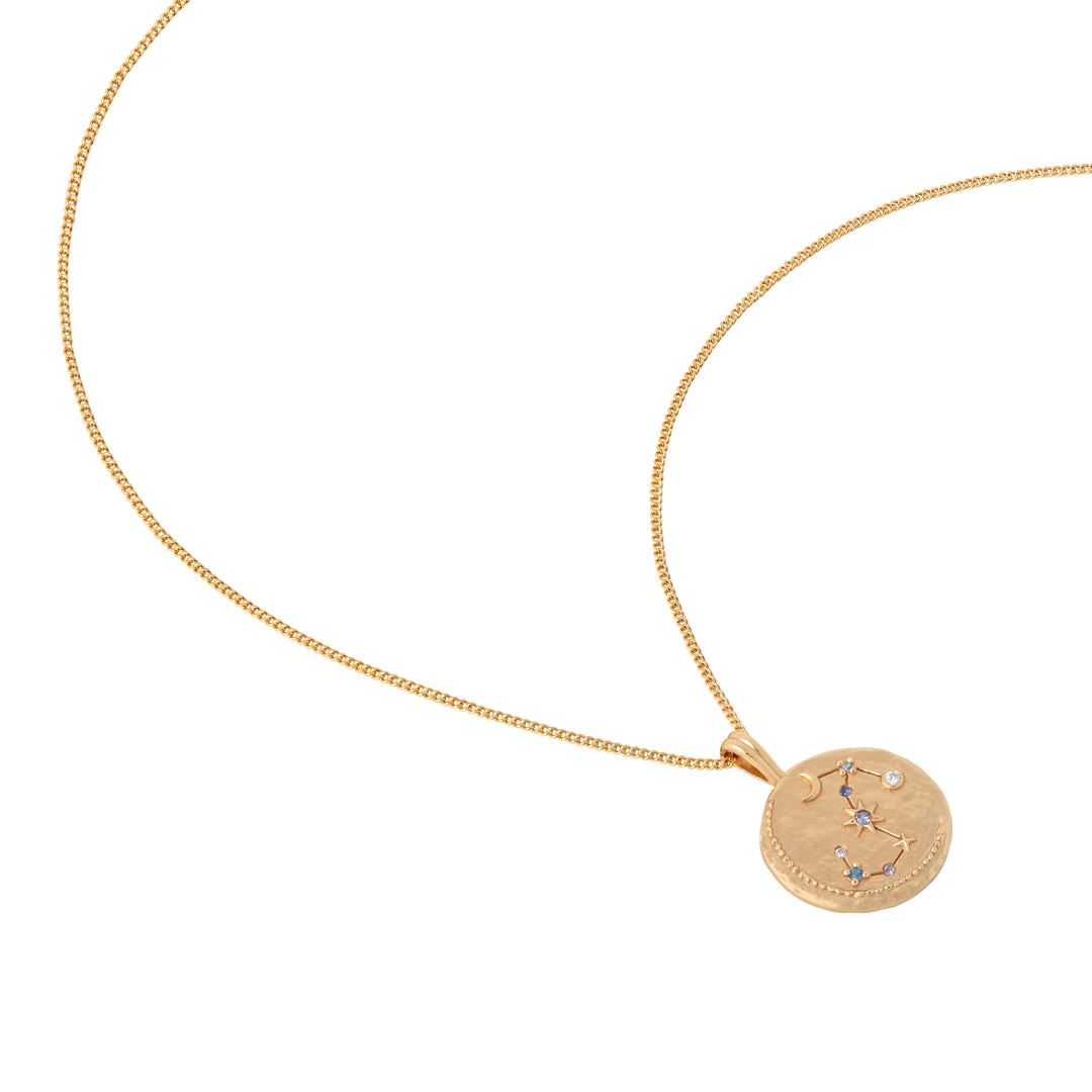 Astrid & Miyu Scorpio Zodiac Pendant Necklace In Gold 7 Astrid & Miyu Scorpio Zodiac Pendant Necklace In Gold