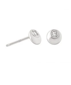 Astrid & Miyu Sale Ara Stud Earrings In Silver