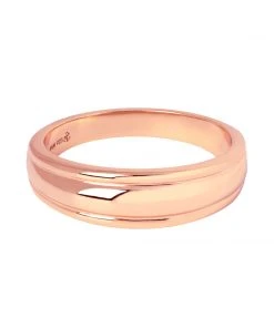 Astrid & Miyu Ripple Ring In Rose Gold Sale