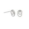 Astrid & Miyu Infinite Stud Earrings In Silver Sale