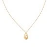 Astrid & Miyu Infinite Pendant Necklace In Gold