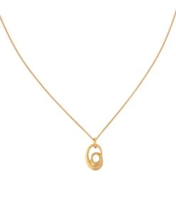 Astrid & Miyu Infinite Pendant Necklace In Gold