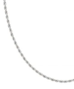 Astrid & Miyu Necklaces Rope Bold Chain Necklace In Silver