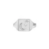 Astrid & Miyu Sale Celestial Signet Ring In Silver 1 Astrid & Miyu Sale Celestial Signet Ring In Silver