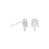 Astrid & Miyu Sale Elysian Stud Earrings In Silver
