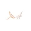 Astrid & Miyu Glimmer Navette Stud Earrings In Rose Gold 1 Astrid & Miyu Glimmer Navette Stud Earrings In Rose Gold