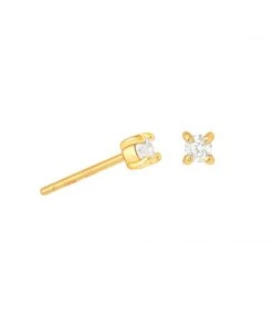 Astridandmiyu Best Sellers Crystal Stud Earrings In Gold
