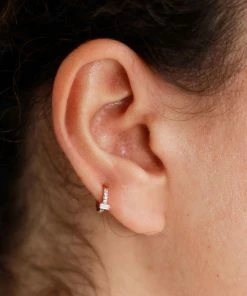 Astridandmiyu Baguette Gem Clicker In Rose Gold Sale