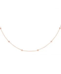Astrid & Miyu Essential Bold Beaded Choker In Rose Gold Sale