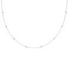 Astrid & Miyu Necklaces Essential Bold Beaded Choker In Silver