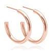 Astridandmiyu Essential Large Hoops In Rose Gold Sale 2 Astridandmiyu Essential Large Hoops In Rose Gold Sale