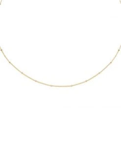 Astridandmiyu Essential Beaded Choker In Gold Necklaces