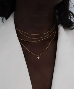 Astridandmiyu Essential Beaded Choker In Gold Necklaces