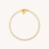 Astrid & Miyu Bold Tennis Chain Bracelet In Gold Bracelets