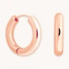 Astrid & Miyu Chunky Hoops In Rose Gold