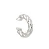 Astridandmiyu Chunky Rope Ear Cuff In Silver