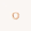 Astrid & Miyu Cluster Hoop 6.5mm In Rose Gold Earrings