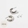 Astrid & Miyu Cosmic Stacking Set In Silver Earrings