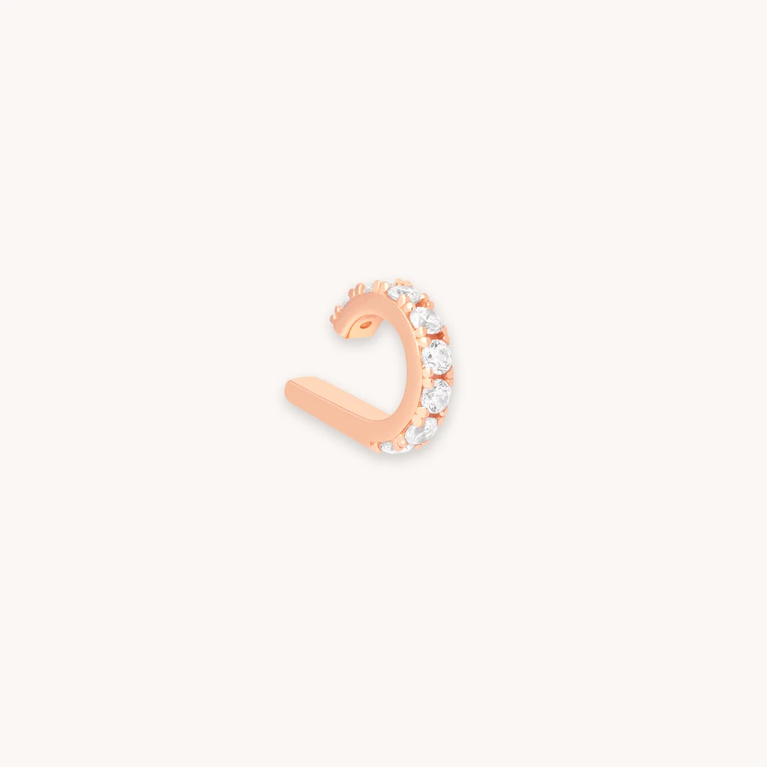 Astrid & Miyu Sale Mini Wishbone Ear Cuff In Rose Gold 3 Astrid & Miyu Sale Mini Wishbone Ear Cuff In Rose Gold