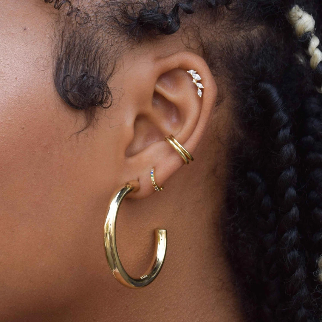 Astridandmiyu Crystal Barbell In Gold Best Sellers 5 Astridandmiyu Crystal Barbell In Gold Best Sellers