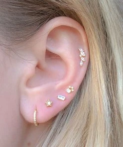 Astridandmiyu Crystal Barbell In Gold Best Sellers 13 Astridandmiyu Crystal Barbell In Gold Best Sellers