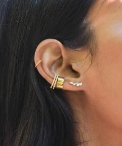 Astridandmiyu Crystal Barbell In Gold Best Sellers 14 Astridandmiyu Crystal Barbell In Gold Best Sellers