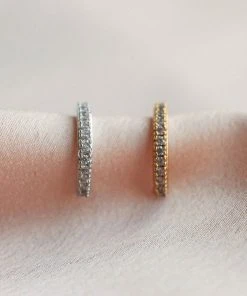 Astrid & Miyu Crystal Ear Cuff In Silver Earrings 13 Astrid & Miyu Crystal Ear Cuff In Silver Earrings