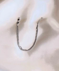 Astrid & Miyu Duo Chain Bracelet In Silver Bracelets