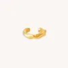Astrid & Miyu Elemental Ear Cuff In Gold 2 Astrid & Miyu Elemental Ear Cuff In Gold