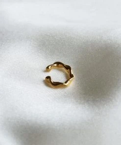 Astrid & Miyu Elemental Ear Cuff In Gold 8 Astrid & Miyu Elemental Ear Cuff In Gold