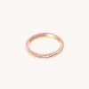 Astridandmiyu Etched Band Ring In Rose Gold 2 Astridandmiyu Etched Band Ring In Rose Gold