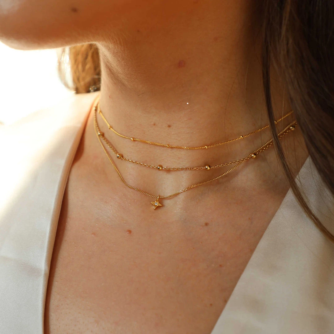 Astridandmiyu Essential Beaded Choker In Gold Necklaces 5 Astridandmiyu Essential Beaded Choker In Gold Necklaces